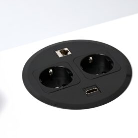 יחידת שקעים מובנית NETBOX Point Duplex